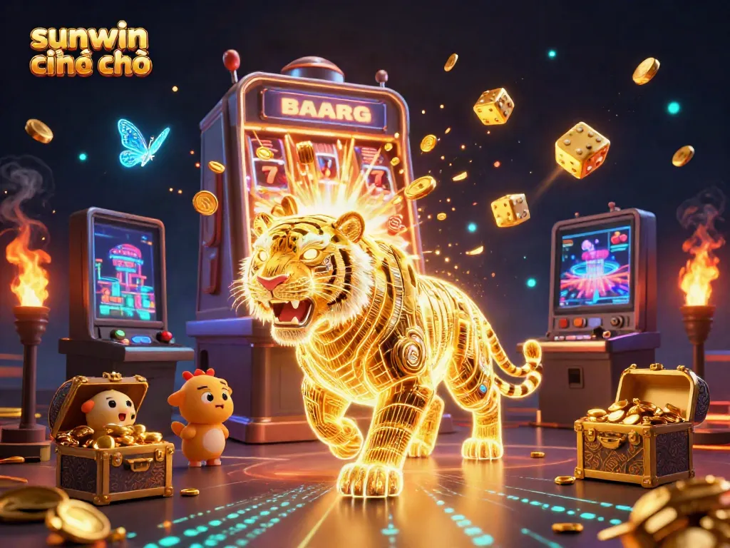 Experience the thrill of gaming with sunwin chính chủ amidst dazzling casino visuals and exciting game elements.