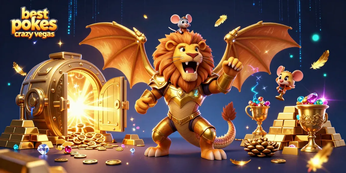 Spin the best pokies crazy vegas with golden treasures and dynamic gaming elements!