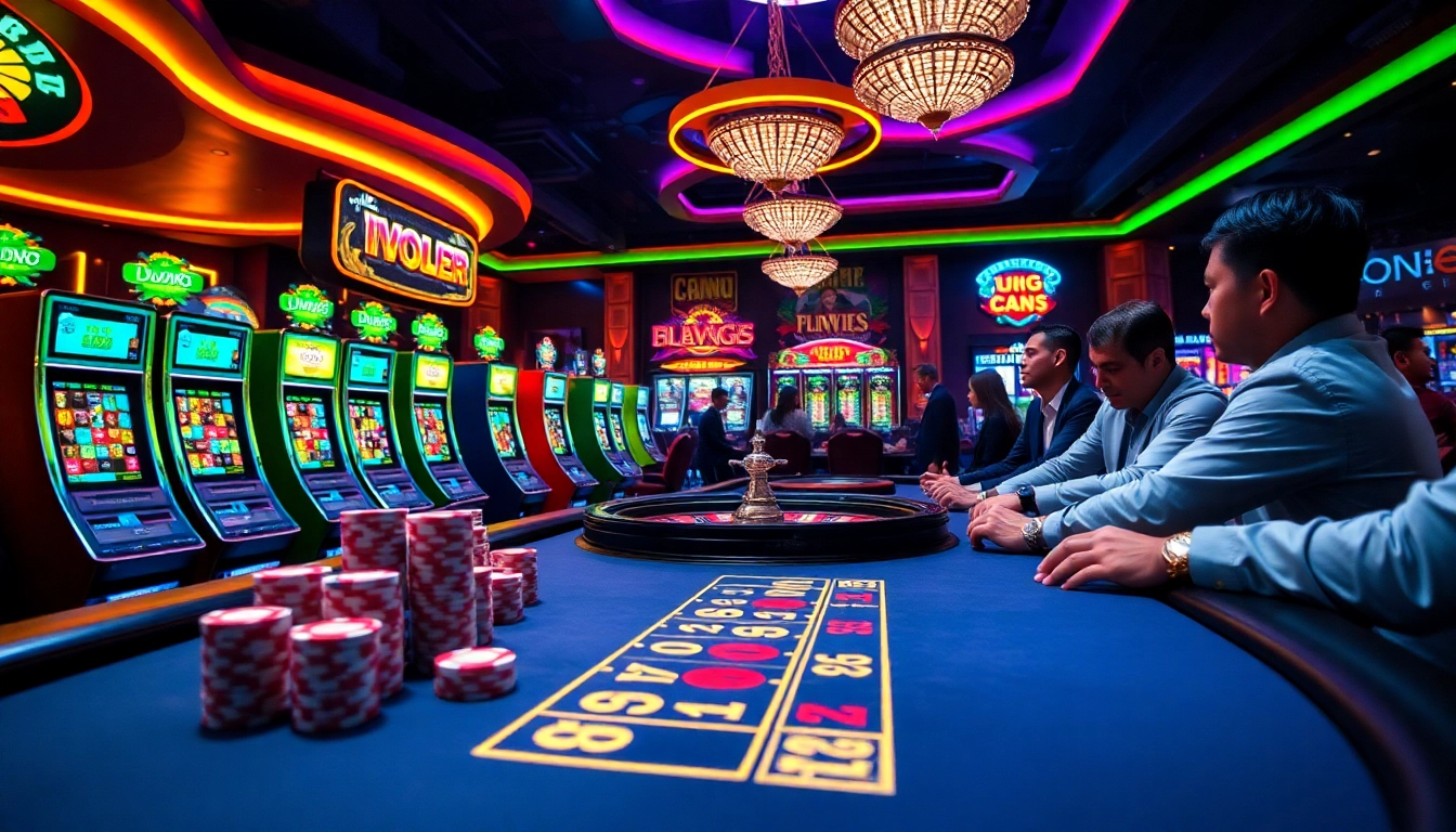 Engage in thrilling games at u888's luxurious online casino, featuring vibrant slots and poker tables.