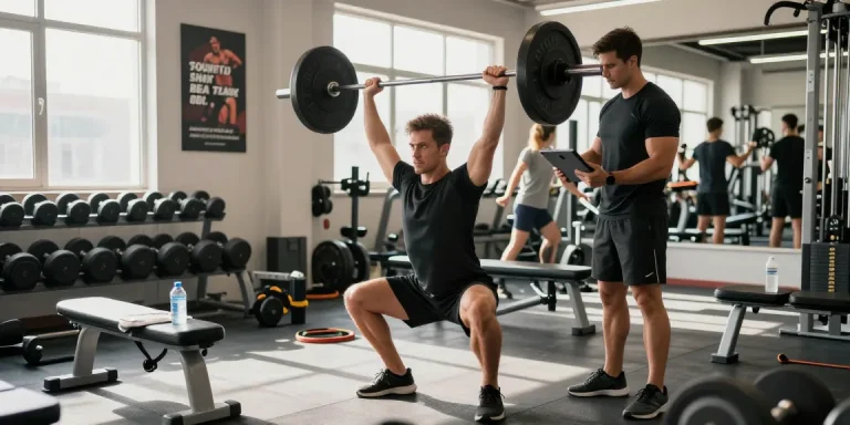 Prime Pharma Steroiden enhancing muscle growth through effective training in a modern gym.