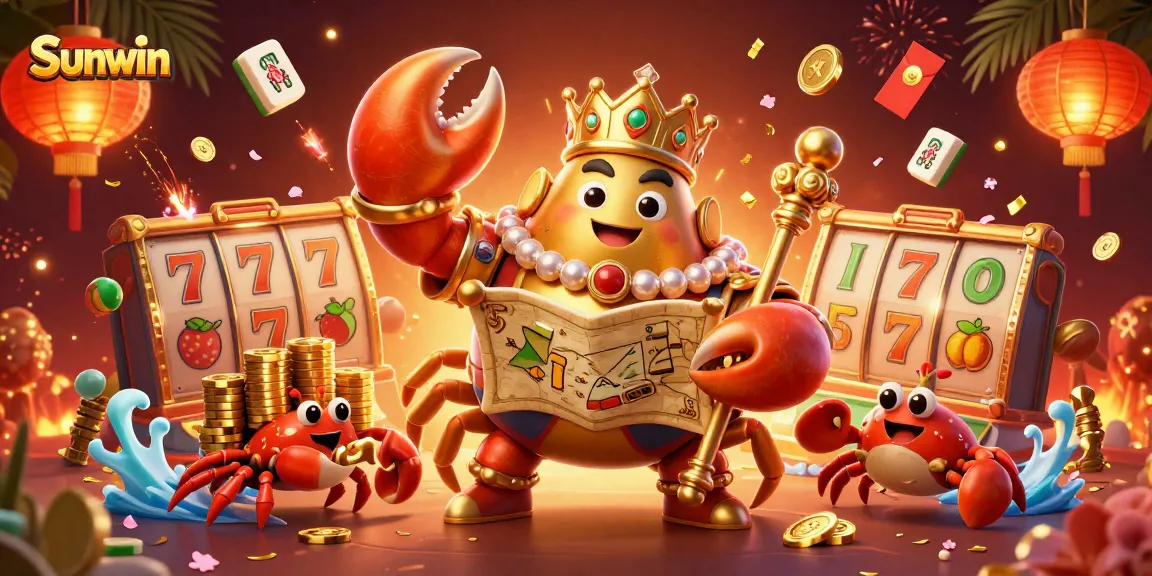 Experience unparalleled gaming excitement with Sunwin as the golden crab emperor reveals treasures in stunning detail.