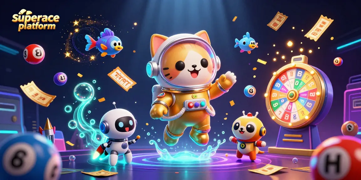 Engage with the superace platform as a golden cat astronaut and robot dog explore rich gambling worlds.